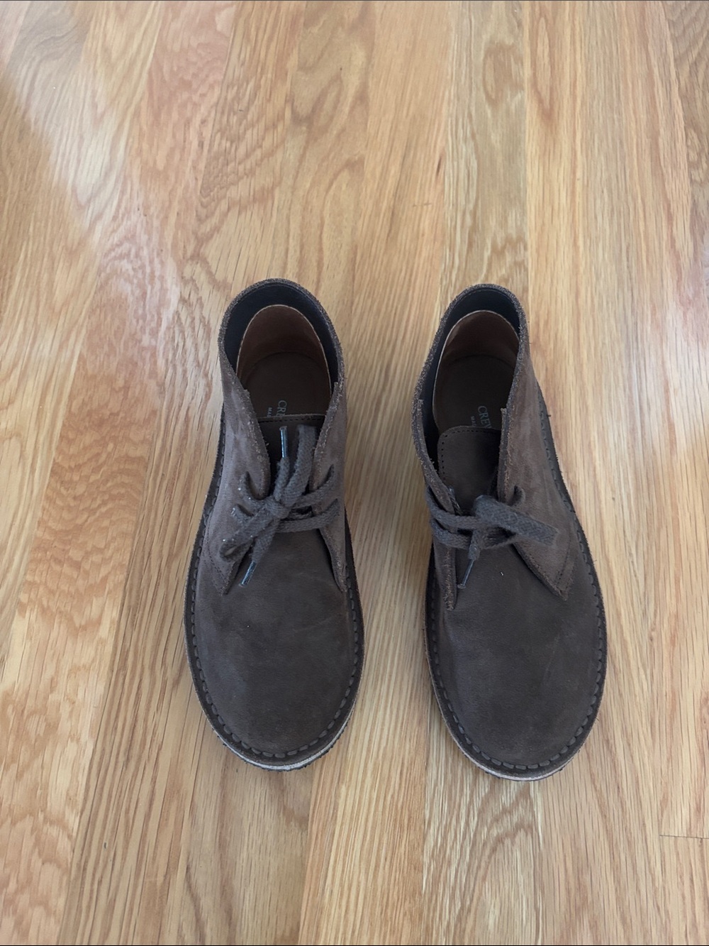 J.Crew Brown Suede Boys Desert Boots